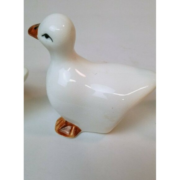 Duck Goose Ceramic Napkin Ring Holders Set Of 4 Country Style Farmhouse Decor - Picture 8 of 13